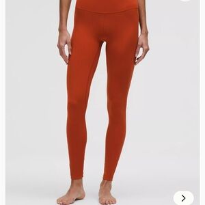 lululemon athletica Rust Leggings